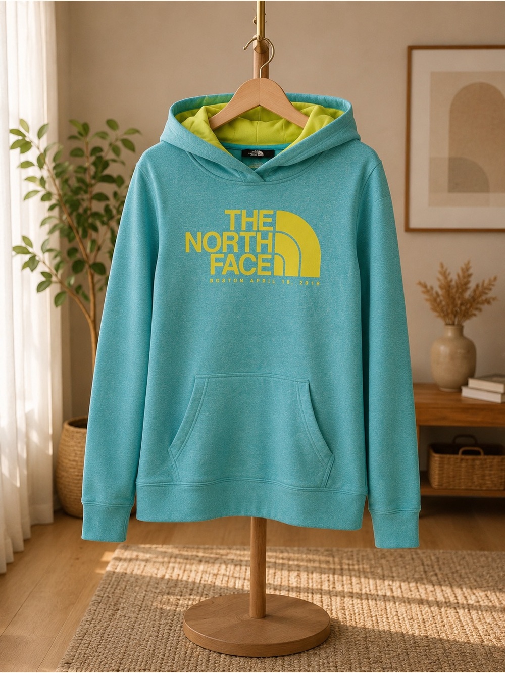 The North Face Women’s Hoodie – Teal – Size L